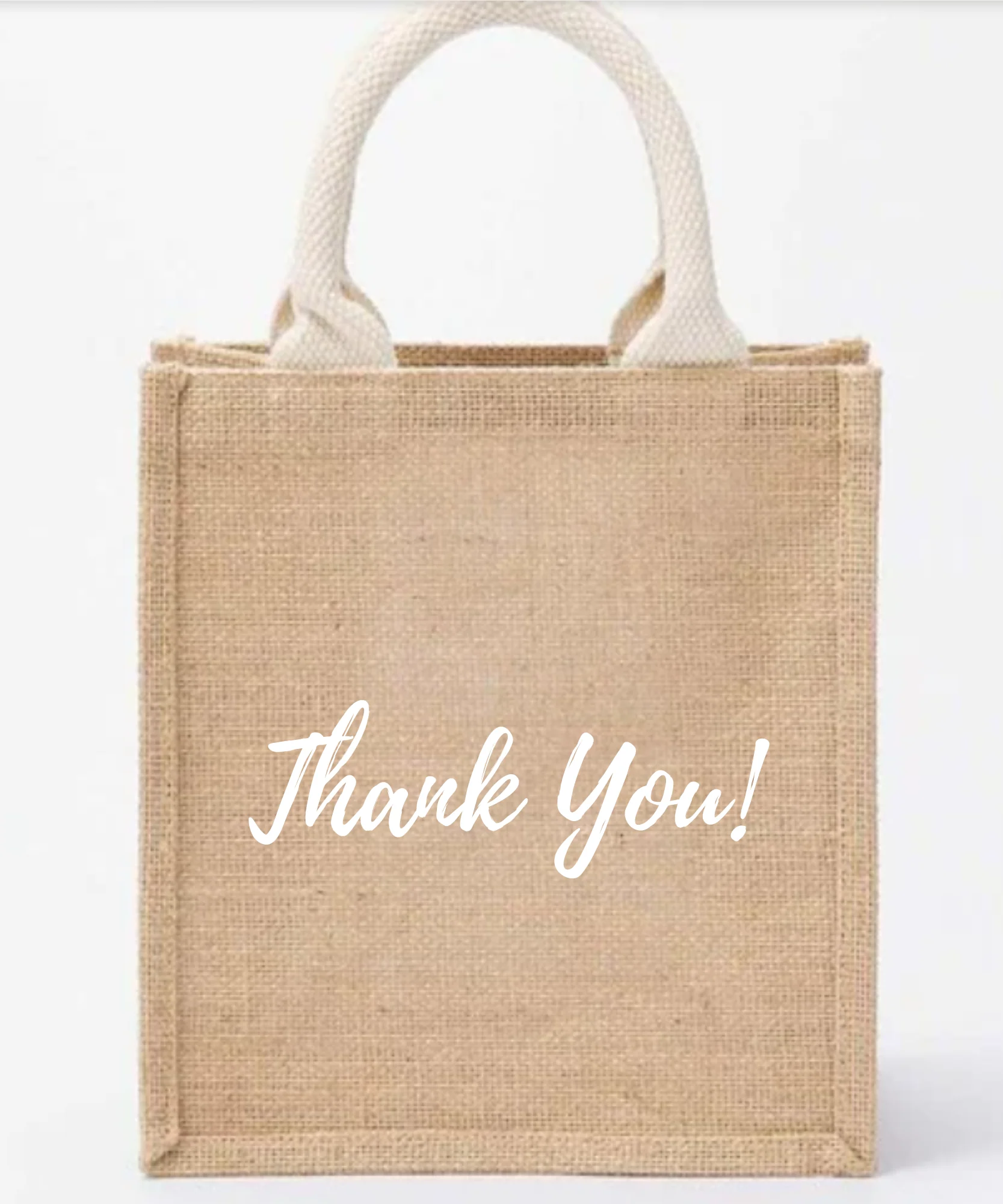 Custom jute bag with company logo - Image 4
